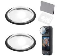 Juego de 2 protectores de lente premium para Insta360 X4 - Protector de lente giratorio con filtro UV, antiarañazos y polvo - Accesorios a juego Insta360 X4 para una grabación clara y una protección