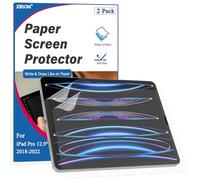 Juego de 2 protectores de pantalla de papel mate Paper-feel para iPad Pro de 12,9" (6e/5e/4e/3ª generación) Dibujo y escritura - Compatible con Apple Pencil