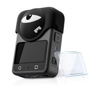 Juego de 2 protectores de pantalla y tapa de objetivo para OSMO 360, cristal templado LCD, protector de lente de silicona, compatible con cristales originales