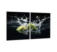 Juego de 2 protectores de placas de inducción de cerámica (40 x 52 cm cada uno) | Tabla de cortar grande de cristal templado | Protector de estufa | Cubierta del fregadero