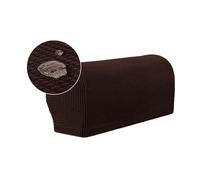 Juego de 2 protectores de reposabrazos de sofá color azul pavo real, fundas elásticas antideslizantes para sillas y sofás, fundas impermeables perfectas para sillones y sofás