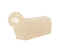 Juego de 2 protectores de reposabrazos de sofá color azul pavo real, fundas elásticas impermeables para sillones y sofás, fundas antideslizantes para proteger muebles