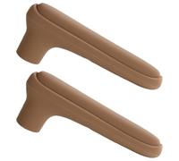 Juego de 2 protectores de silicona para manillas de puerta, acolchada contra golpes, protección térmica y amortiguador para baño, dormitorio y seguridad infantil, antiescaldaduras y