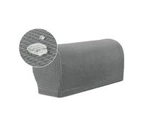 Juego de 2 protectores para reposabrazos de sofá, fundas elásticas e impermeables, tapas antideslizantes para sillones y sofás, fundas para reposabrazos en azul pavo real