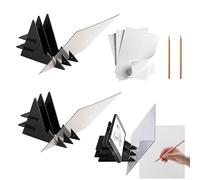 Juego de 2 proyectores de dibujo para niños, tablero de dibujo óptico A4 con 2 lápices, sin sombras, para dibujar, estación de copia, plóter, ayuda para dibujar para niños principiantes