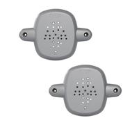 Juego de 2 puertas de escalera para bebé, base de instalación para una instalación segura en postes de escalera para asegurar la puerta de escaleras del hogar del niño