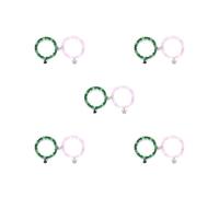 Juego de 2 pulseras de amistad para parejas de Wicked, regalos musicales malvados, regalos de relación de larga distancia, mercancía malvada A, as description, Plástico, como se muestra en la
