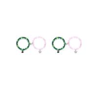 Juego de 2 pulseras de amistad para parejas de Wicked, regalos musicales malvados, regalos de relación de larga distancia, mercancía malvada A, as description, Plástico, como se muestra en la