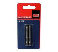 Juego de 2 Puntas 1/4" Torx15 70mm
