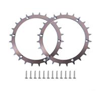 Juego de 2 puntas de acero inoxidable para cortacésped Bosch Indego XS 300 400 350 M700, 170 mm, garras de neumático de acero inoxidable para un mejor agarre en pendientes y hierba húmeda, fácil