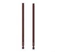 Juego de 2 puntas de destornillador hexagonales magnéticas de acero de aleación de 150 mm de longitud con tamaños que van desde 1 5 mm a 6 mm, compatible con la mayoría de destornilladores eléctricos