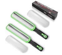 Juego de 2 Ralladores, Rallador de Queso para Cocina, Rallador de Limón, Rallador de Ajo y Jengibre, Rallador de Alimentos con Mango, Cuchilla Afilada de Acero Inoxidable con Tapa Protectora