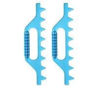 Juego de 2 rastrillos espaciadores de marco de colmenas para apicultores de apicultores, diseño ergonómico, compatibilidad con 7 marcos, medidas precisas, herramienta de apicultura para colmenas