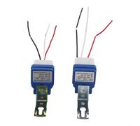 Juego de 2 relés fotográficos CC 12 V 24 V 10 A interruptor crepuscular coche