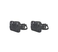 Juego de 2 riñoneras para enfermera, organizador de enfermería, cinturón, delantal, bolsa de cadera, color negro