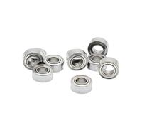Juego de 2 rodamientos de acero inoxidable ABEC-9 105ZZ 5x10x4mm para carrete de pesca (2 piezas SMR105ZZ 5x10x4)