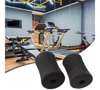 Juego de 2 rodillos de espuma de repuesto para extensión de piernas para banco de pesas y máquinas de gimnasio en casa (120 x 80)