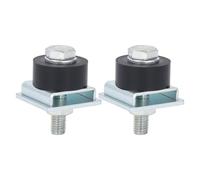 Juego de 2 ruedas de rodillo para carro de acero inoxidable, conjunto limitador con rodillo de posicionamiento para viga de canal de puntal de 1-5/8 pulgadas, con poleas de tope de