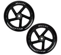 Juego de 2 ruedas Mach1 de 145 x 30 mm, incluye rodamientos de bolas + espaciador, neumáticos de repuesto para patinete urbano, 145 x 30 mm, sin LED)