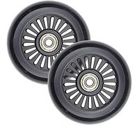 Juego de 2 Ruedas Repuestos para Maletas de Equipaje 40/43/45/50/54/60/64/68/70/72/75/78/80/84/87/90mm con 35/40mm Ejes, 8mm Rodamientos de Reparación (100 * 24mm)