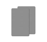 Juego de 2 sábanas bajeras ajustables para cuna de viaje (95 x 65 cm), hipoalergénicas, microfibra cepillada ultrasuave, certificado Oeko-tex Standard 100, sábanas cómodas y transpirables para niñas y