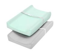Juego de 2 sábanas bajeras para bebé, cómodas fundas protectoras para moisés, esencial para colchón estándar de cuna