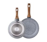 Juego de 2 Sartenes Ø22Ø26cm en Aluminio forjado, Aptas para inducción, colección Daimiel