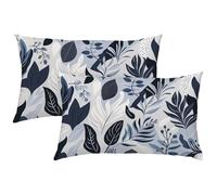 Juego de 2 Sencillez Fundas Cojines 40x70, Exterior Impermeable Cojines Sofa Moderno Patrón Diseño, Doble Cara Impresión Cushion Covers con Cremallera Invisible para Sofá Decoración Hogar Decor X-570