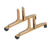 Juego de 2 separadores de habitación ajustables, patas de soporte de aleación de aluminio de alta resistencia con fuerte capacidad de carga para uso en la oficina (dorado)