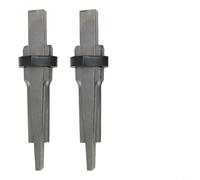 Juego de 2 separadores de piedra de acero al cromo vanadio de 23 mm para hormigón, roca y granito, herramienta manual para demolición de canteras de 19 cm