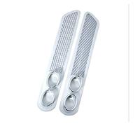 Juego De 2 Silenciadores De Escape Para Coche, De Goma ABS, Con Pegatinas Y Simulador De Sonido, Para Coche Tubo Escape Punta( D)