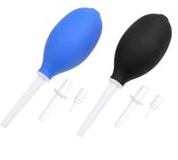 Juego de 2 sopladores de Aire con boquillas Cortas, Medianas y largas - Elimina el Polvo y la Suciedad de cámaras, Lentes, filtros y electrónica Sensible - Poderoso Chorro de Aire - Durable