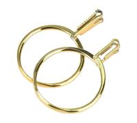 Juego de 2 soportes ajustables para joyas, acabado dorado, adecuado para exposiciones minoristas, soporte de joyería dorado