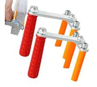 Juego de 2 soportes ajustables para paneles, pinzas de elevación grandes de madera contrachapada y, obras, remodelación residencial, remodelación, aumento de la eficiencia del trabajo