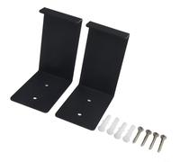 Juego de 2 soportes de acero para snowboard, montaje en pared, para almacenamiento de esquí, surf, longboard, con almohadillas de fieltro y acabado de recubrimiento en polvo resistente a la corrosión