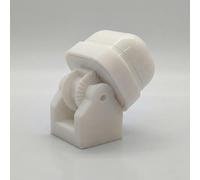 Juego de 2 soportes de pared para Shelly Motion - Inclinables y ajustables - Soporte de accesorios (blanco, sensor no incluido)