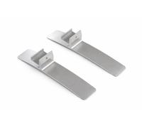 Juego de 2 soportes de pie para panel calefactor aluminio con marco hasta 22 mm