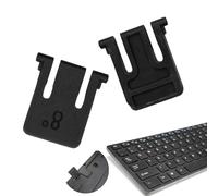 Juego de 2 soportes de repuesto para teclado, 1 par de soportes grises para teclado, para teclado Logitech, K200, 260, 270, 275, Mk200, 260, 270, 275