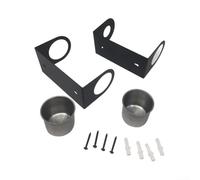 Juego de 2 soportes para embudo de aceite de pared con 2 tazas de colección extraíbles