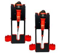 Juego de 2 soportes para máquina pulidora de pared, pulidora giratoria para coche, accesorio de tienda de belleza