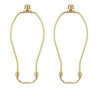 Juego de 2 soportes para pantalla de lámpara, accesorios de luz, textura para bases de luz E26, soporte de arpas de sombra