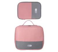 Juego de 2 soportes para suministros de diseño eficiente, bolsa de almacenamiento de medicamentos, estuche de atención de crisis con textura de poliéster para senderismo aire libre, bolsa clínica