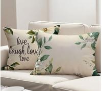 Juego de 2 Suave Terciopelo Funda Cojin 40x60 cm Verano Cojines Exterior Rectangular Planta Decorativo Funda Almohada, Decoración Moderna para Hogar Fundas de Cojines 40 x 60 cm Regalo de Mujer R-2223