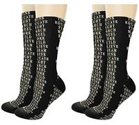 Juego De 2 Sueña Educa Lucha Marcha Cree Unisex Calcetin Para Correr Deporte Anti-Rozaduras Calcetin De Senderismo Antiampollas Calcetines De Running Para Tenis Camping Senderismo