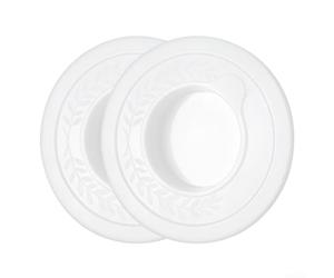 Juego de 2 tapas de cuenco mezclador a prueba de salpicaduras para máquinas de 7 cuartos de galón, cubierta de material ABS blanco con prácticos bolsillos para Beat Ers garantiza un ambiente de mezcla