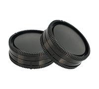 Juego de 2 tapas de cuerpo de la cámara y tapa trasera de la lente para Sony E/NEX Mount Camera and Lens Rear Lens Protector Cover y Body Cap Set