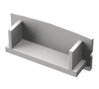 Juego de 2 tapas laterales de color blanco para perfil de aluminio WIDE-20