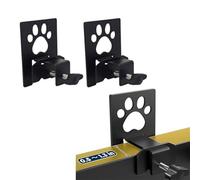 Juego de 2 tapones de colchón antideslizantes ajustables con diseño de patas, se adapta a marco de cama de metal y somier, incluye juntas, hierro negro, instalación rápida que evita el deslizamiento