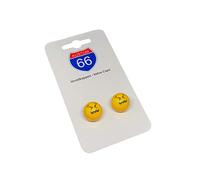 Juego de 2 Tapones para válvulas de Motocicleta, diseño de Cara Sonriente