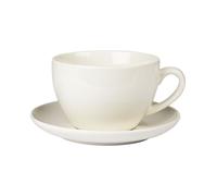 Juego de 2 tazas de capuchino con platillo